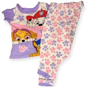 Nickelodeon Paw Patrol Toddler Girl Pajama Set 3T | 2-Piece Skye & Marshall PJs